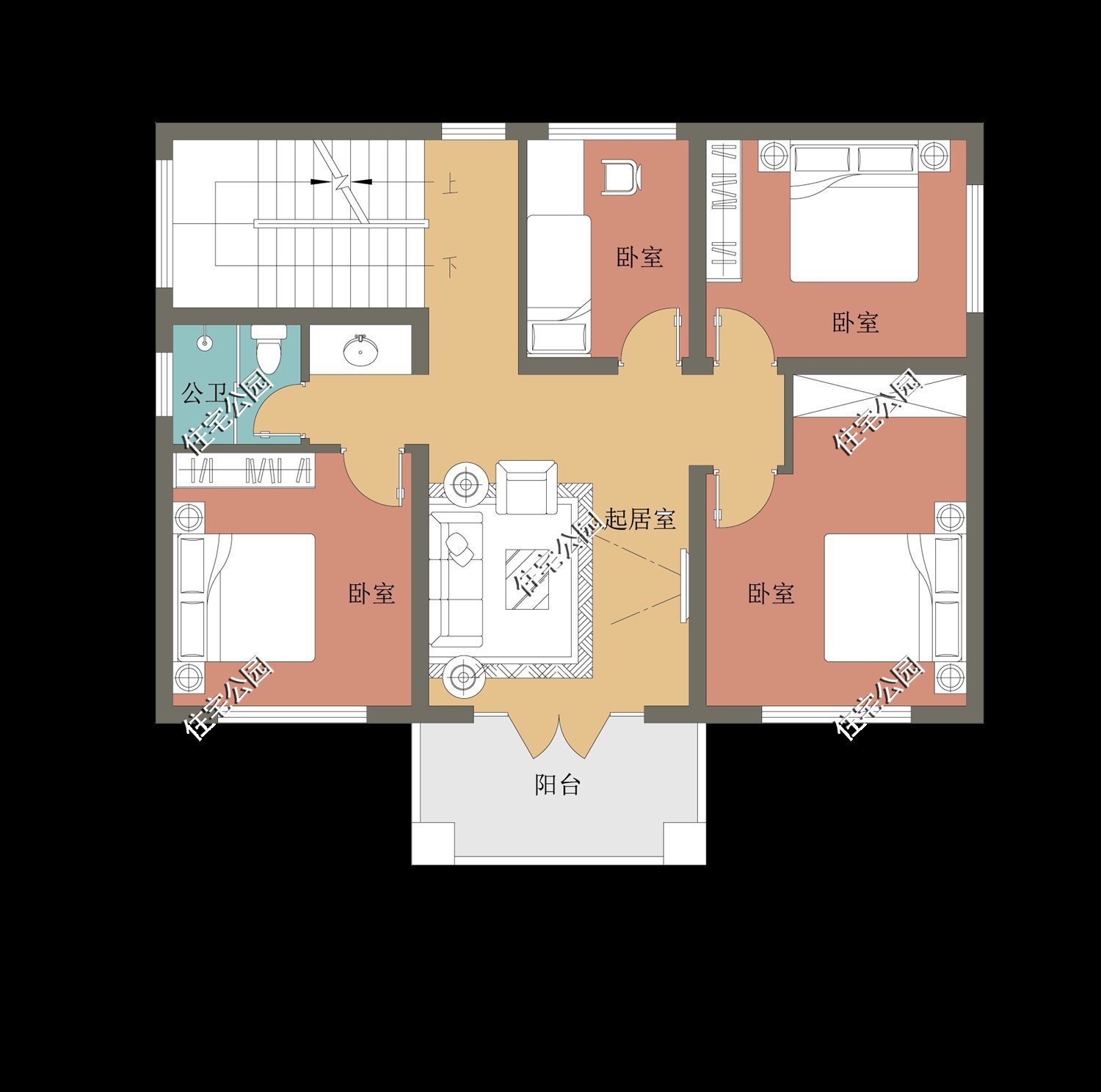 占地尺寸|终于找到20多万就能建的农村别墅图纸,10套户型你更喜欢哪一套?