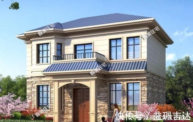 平面图|宽9-10米之间的两层别墅,第二栋不仅漂亮,造价仅18万!