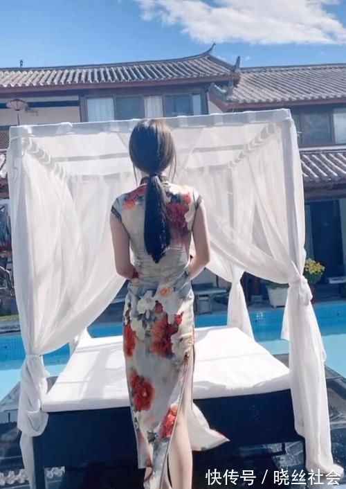 辣妈 背影好看的旗袍辣妈,绽放成熟女人知性