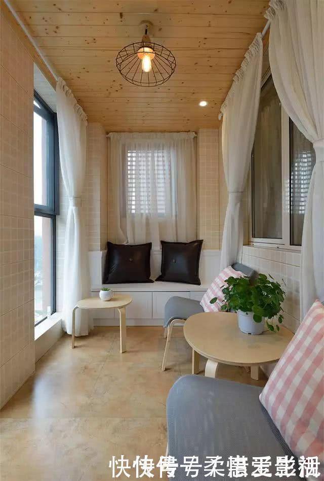 效果图|越来越多人阳台不用来晒衣服了,现在都流行这么装,太有才了