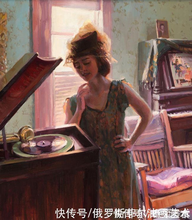 主旋律@史蒂夫·亨德森的油画以光线,生命和色彩为主旋律,好看极了