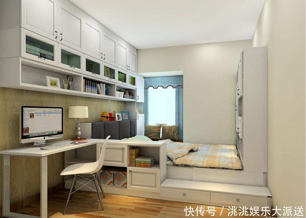 衣柜|5㎡卧室当10㎡用，这样设计，收纳、办公、样样不误，又白赚5万