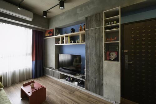 亮点|62平工业Loft，全屋装修毛坯风，墙壁像是混凝土，实在太酷了