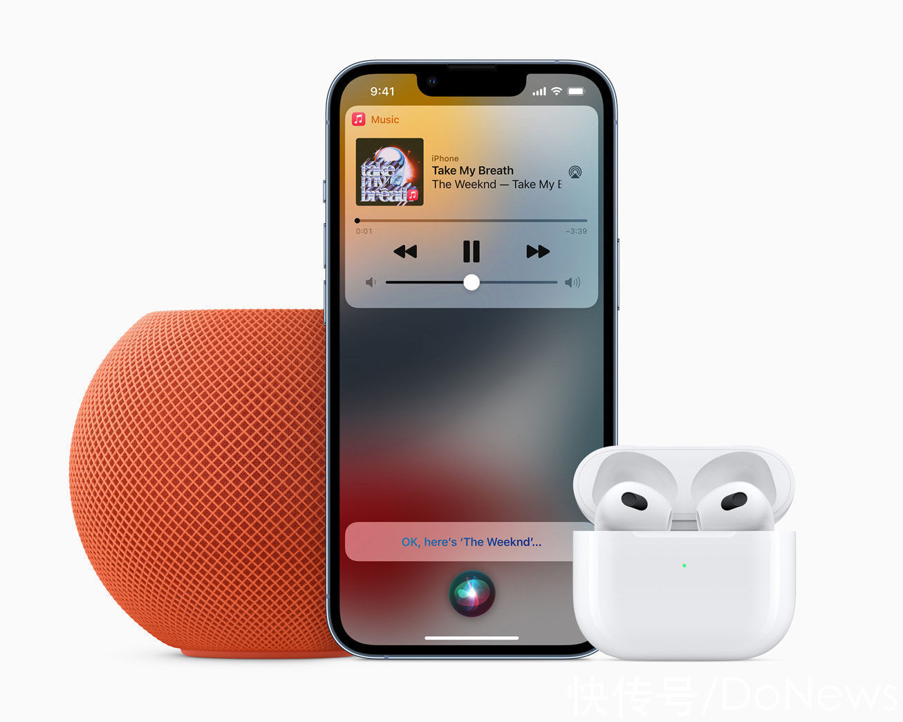 苹果|苹果10月新品发布会：支持空间音频第三代AirPods发布