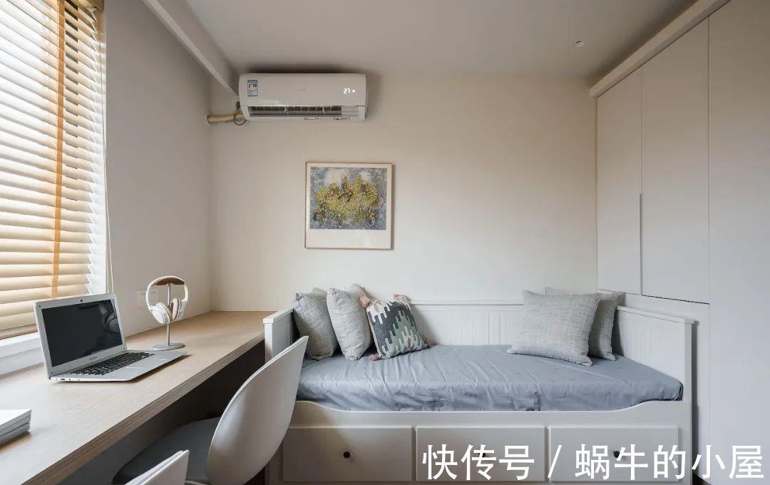 书桌|小户型大逆袭!50㎡奇葩手枪户型,设计师改造后秒变豪宅,简直了