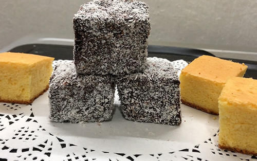 普通蛋糕华丽变身莱明顿蛋糕,原来这么简单,高端大气,绵软细腻