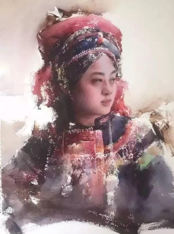  极致|中国水彩：大笔触画出霸屏水彩，光感够绝，极致东方的美！