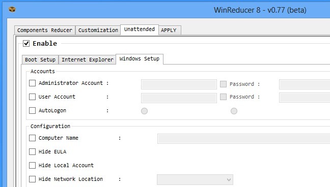 使用WinReducer自定义Windows 8安装磁盘和SlipStream更新