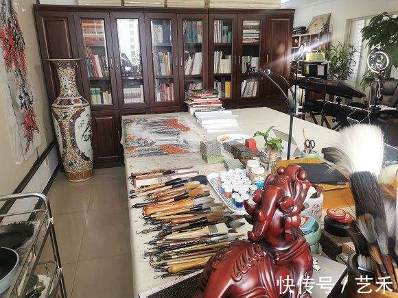 王志明&军旅书画家王志明最新作品欣赏--立骨传神 如琢崖刻石