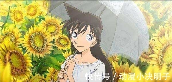 毛利小五郎|名侦探柯南:小兰要是去掉角长啥样?唯一一集去掉角,美到认不出