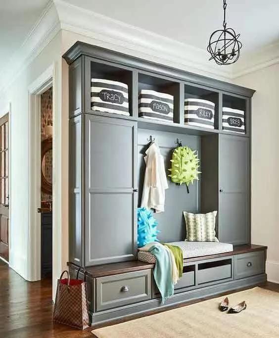 柜子|越来越多人家里玄关这样设计,实用又美观