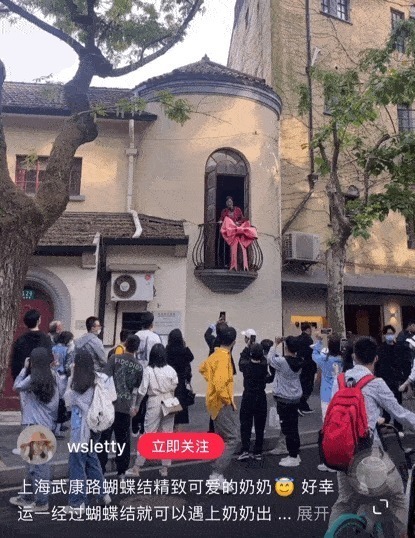 垃圾桶|刷屏的“阳台奶奶”搬走了,网红蝴蝶结也被扔进了垃圾桶……