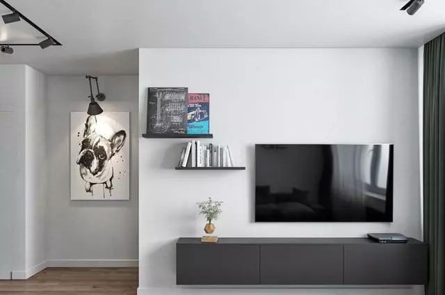 隐形柜|51平一房一厅,隐形门,隐形柜,美观省空间,灯带搭配,美感十足