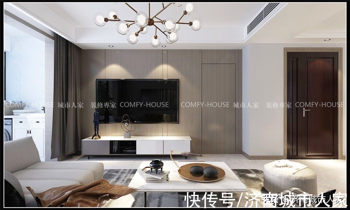 阅山|中铁逸都国际-阅山现代风格装修效果图