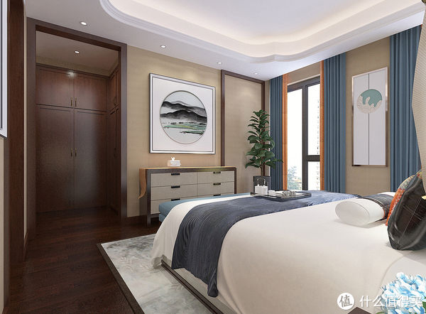 主卫|90后深漂回老家长沙买200㎡复式楼，装新中式风，客厅大气又有意境