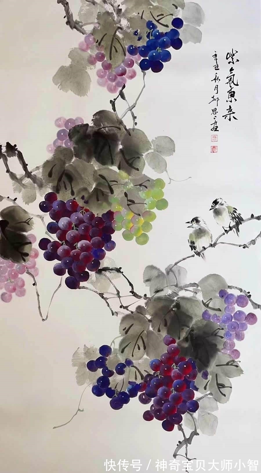 光明日报！郝思思：妙笔神韵，刻画入微，传承经典的美女花鸟画家