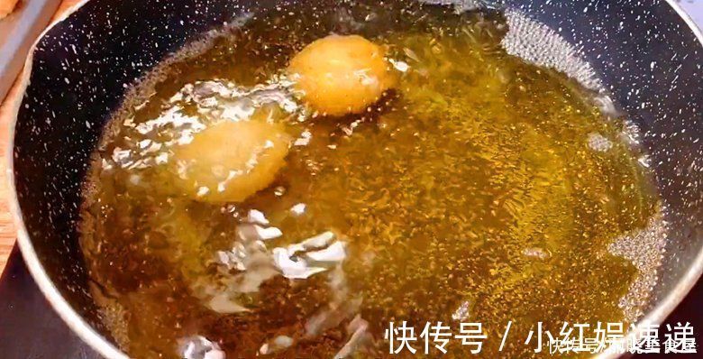 糯米|炸糯米圆子不散开有窍门，外酥里糯满屋飘香，吃上一口就停不下来