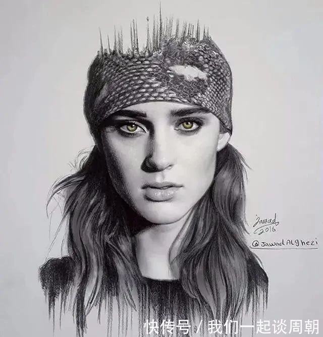 美术学院|素描高手Jawad Alghezi,三年时间完成小白到名家转变,惊艳众人