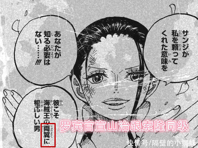 粉们|当罗宾说出“山治是海贼王的双翼”后，黑粉们全疯了，都在互撕