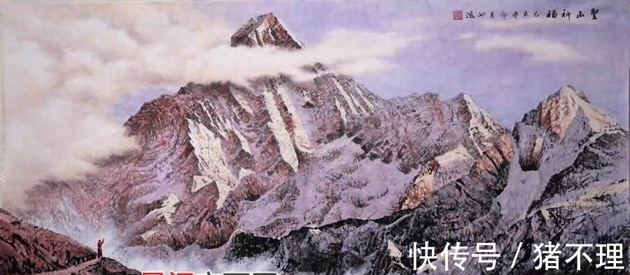 山水画&李向鸿微结构山水画 惊艳了岁月 惊艳了时光 也惊艳了世人