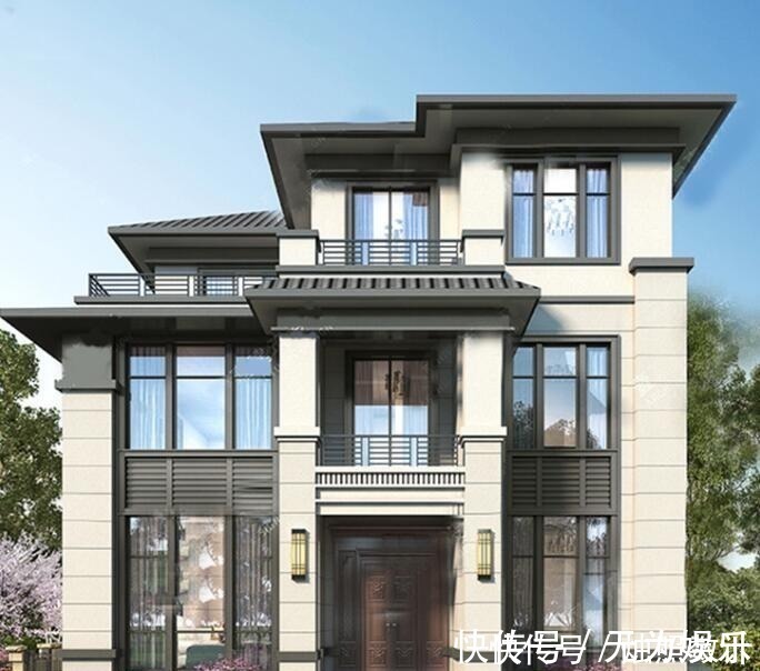 首层|农村建房,这套10X10米户型火了,舒适性卧室加露台超级实用