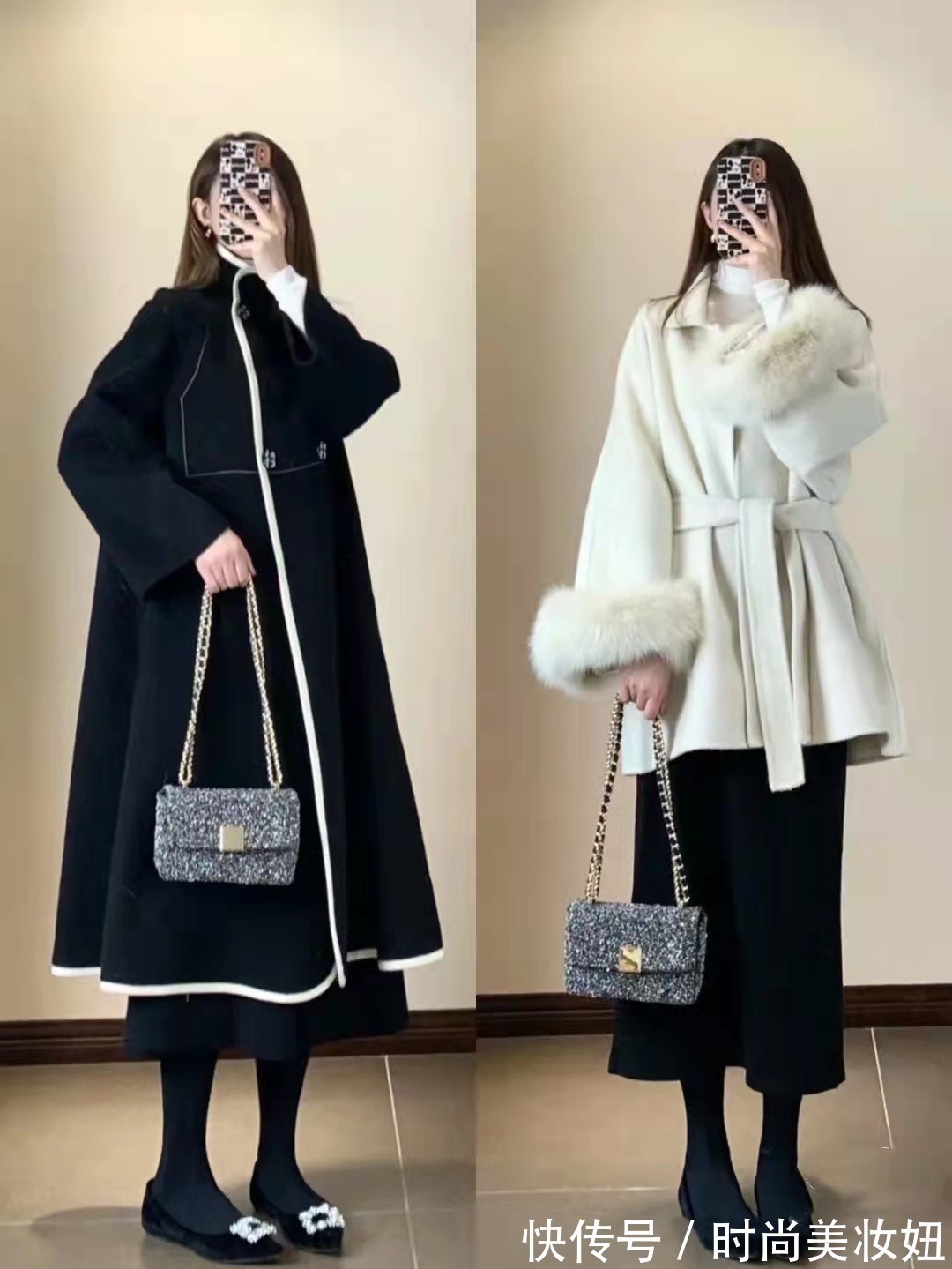 深色系|冬季保暖又优雅的穿搭,get这几种搭配思路,好看又显气质