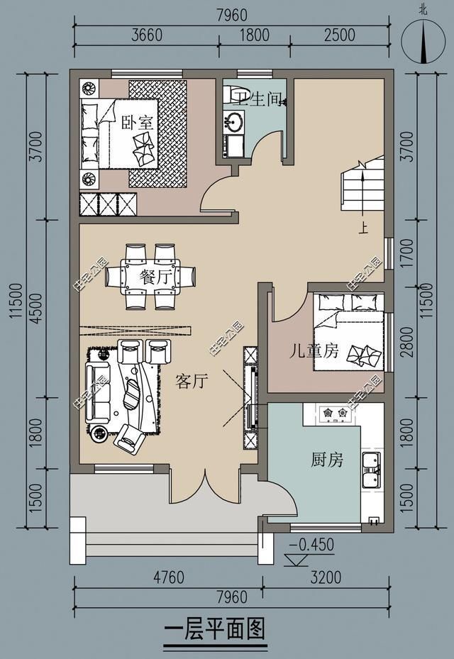 8x12米房屋设计图纸图片