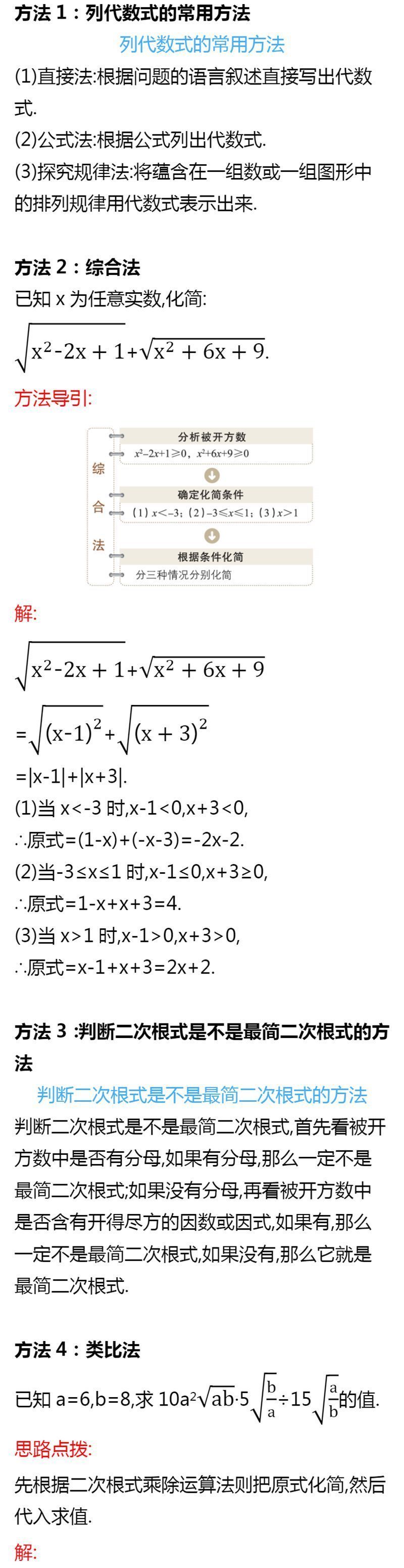 初一、初二数学易错知识点总结，建议收藏！