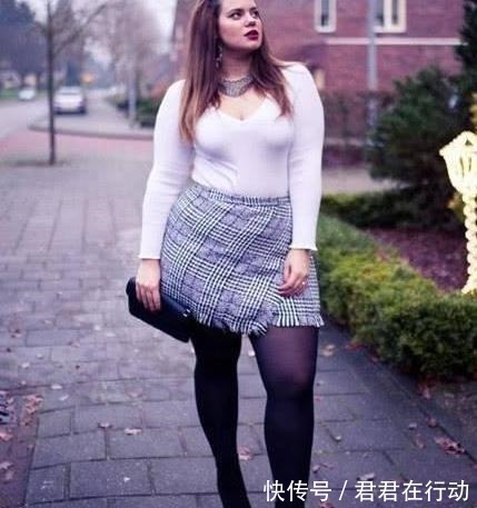 大码|大象腿就一定丑看看大码模特,或许你会改变想法!