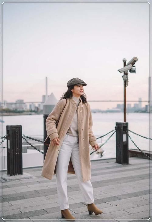 羊羔毛＋高领衫＋衬衣＝2021秋冬高阶穿搭