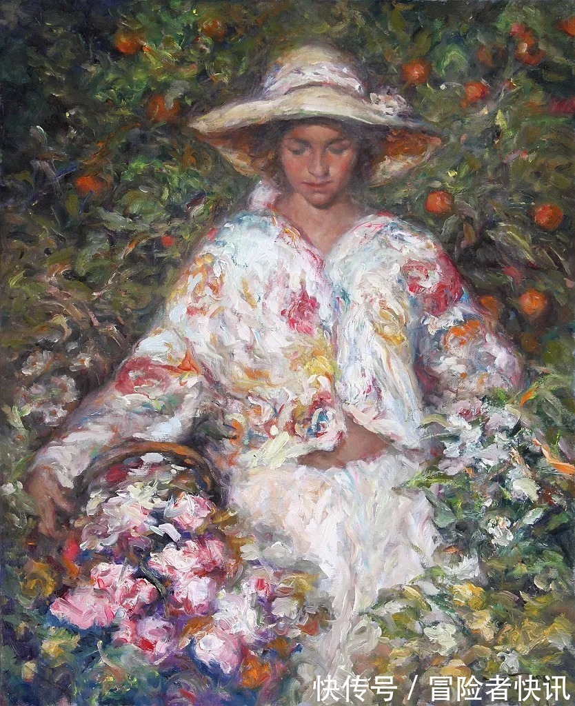 罗约@独特的艺术天赋,对色彩和纹理的戏剧性使用!