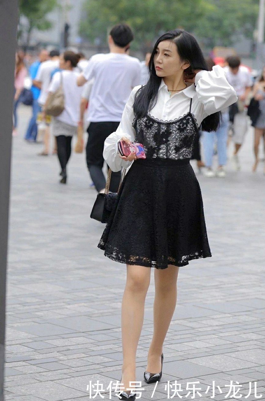 可爱|这裙子是真的可爱,清新养眼