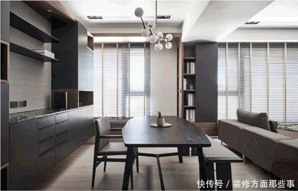 黑白灰|113平黑白灰三居室,强化空间感的同时无限提升了时尚气息