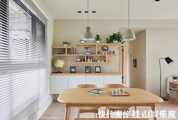 原木色|如何拥有高颜值的小户型这套80平原木风设计,玄关就很惊艳