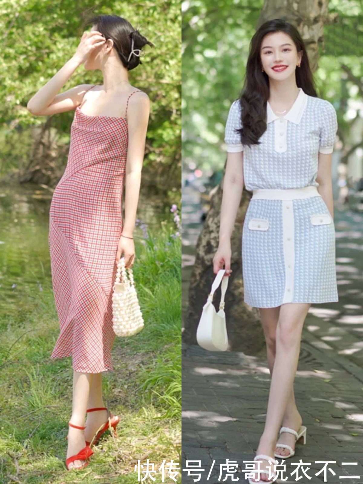 碎花连衣裙|夏季穿裙装关键在选款，这4种裙子好搭配又显身材，照着穿就很美