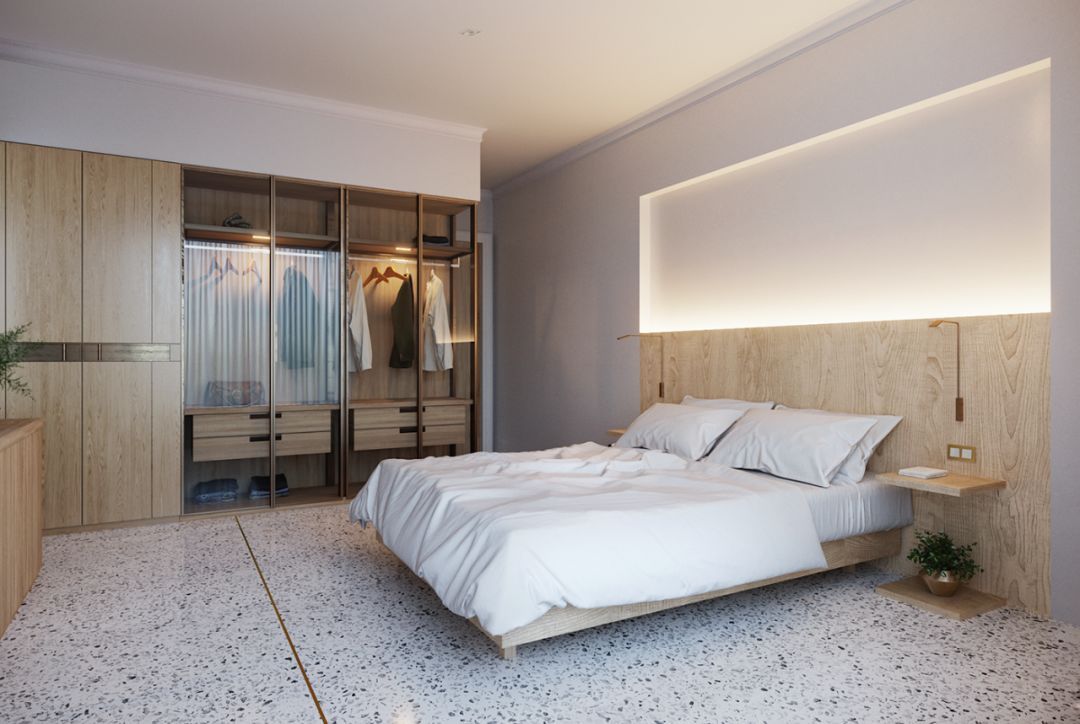 衣帽间|你家衣柜还做上下分体现在流行这样一门到顶的设计，时尚又大气