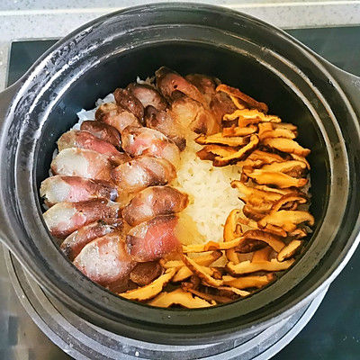 大米|腊肠煲仔饭