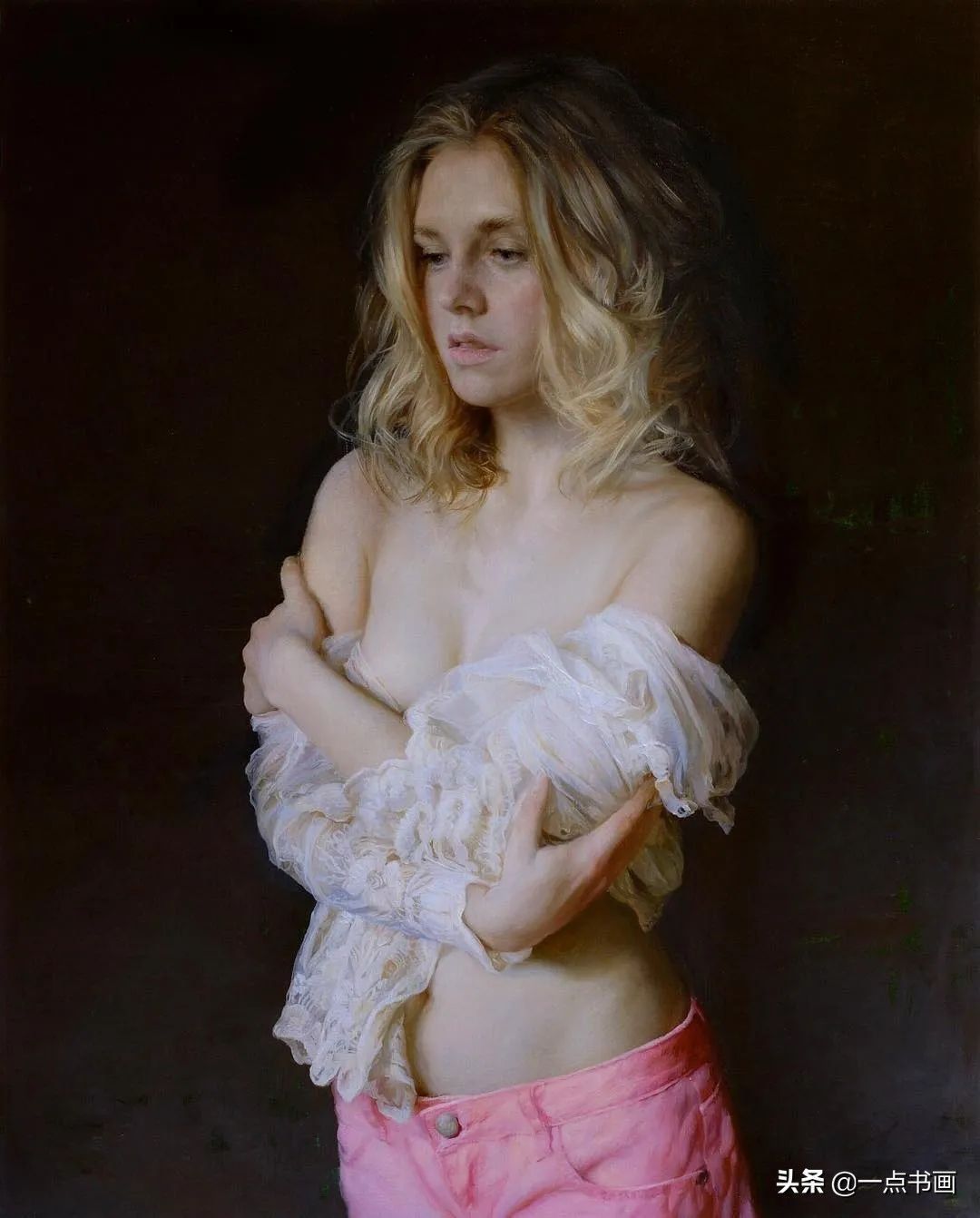 绘画|她痴迷于画那些睡觉觉的美女,青春清纯,宁静唯美