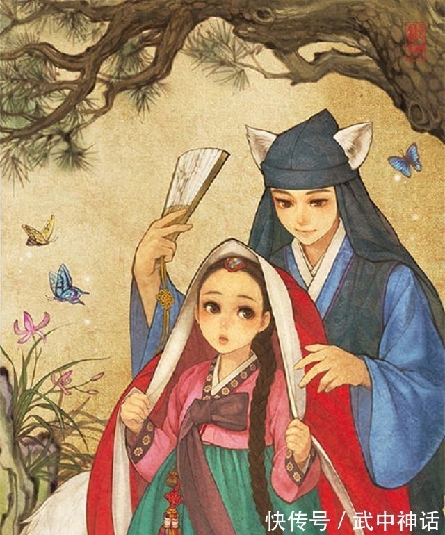 蒂安娜|当迪士尼角色穿上韩服,白雪公主气质优雅,小红帽和大灰狼好般配