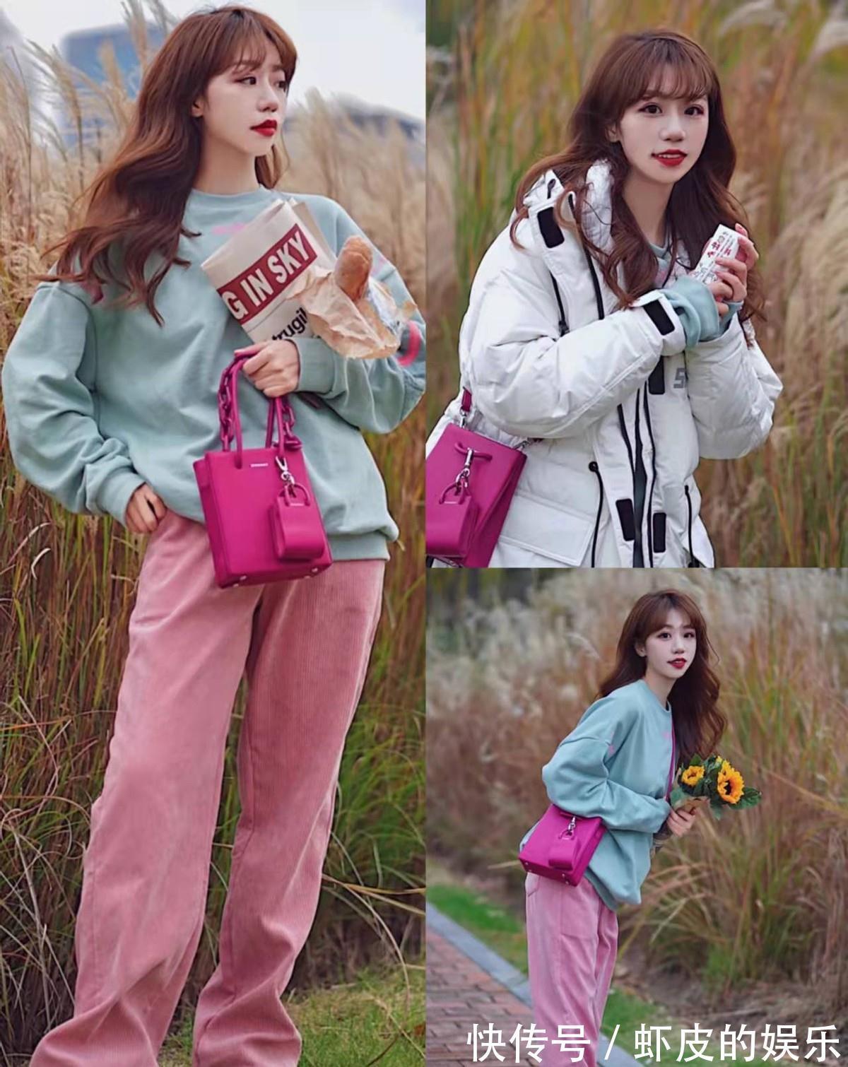 棕色 秋冬穿灯芯绒裤抗冻又防风,这样搭配复古又大气,难怪大家都喜欢