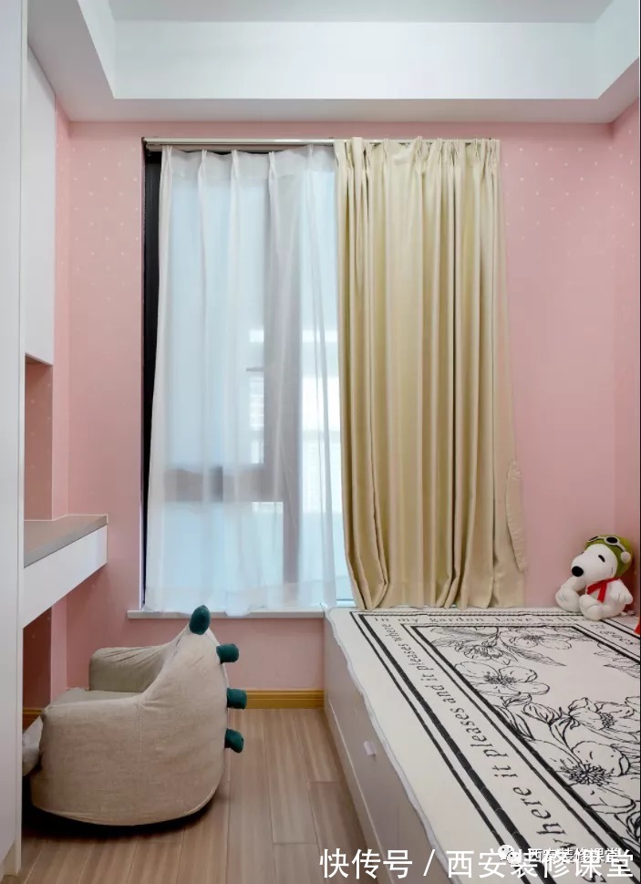 原木清新家|115㎡三室纯南户型,打造原木清新家