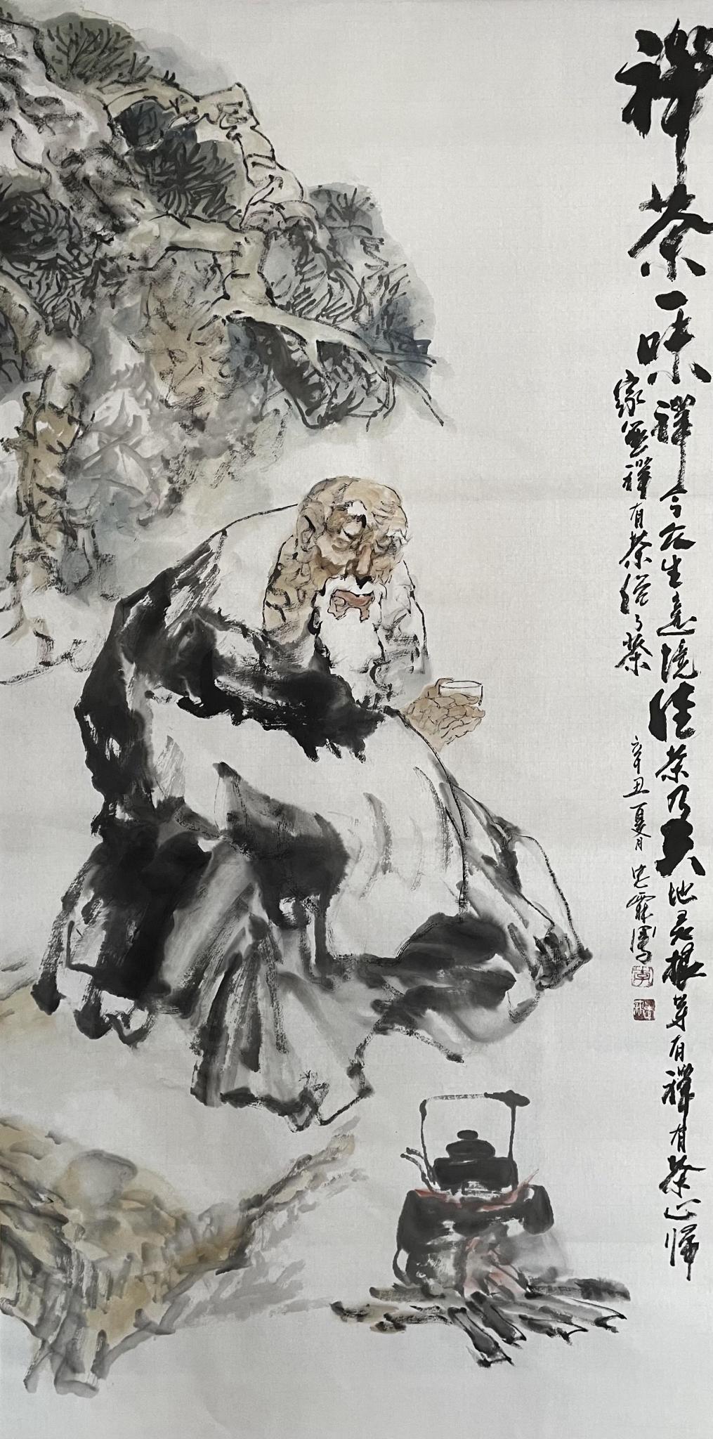 茶道图|《艺展中国》全国艺术名家邀请展——李忠霖中国画作品赏析