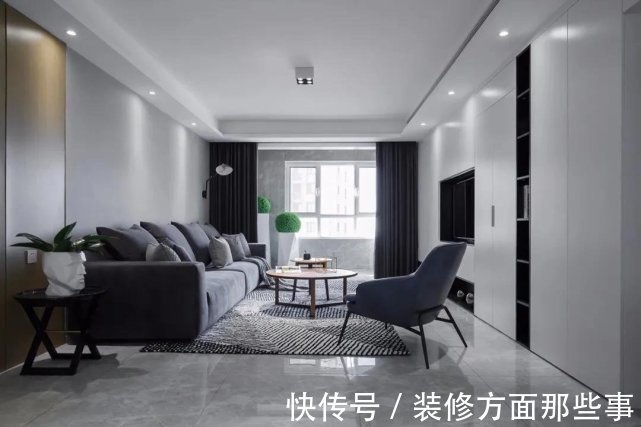 现代风|145平现代风四居室,以极简的主调把空间元素融合优雅大气