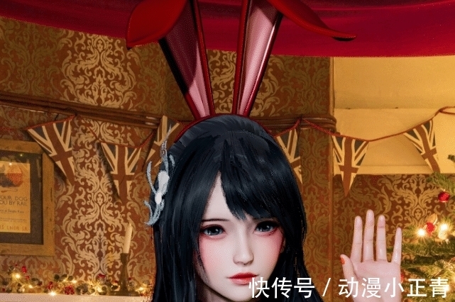 唐三|斗罗大陆：大神自制小舞兔女郎装，颜值比动漫还美，项圈令人心动