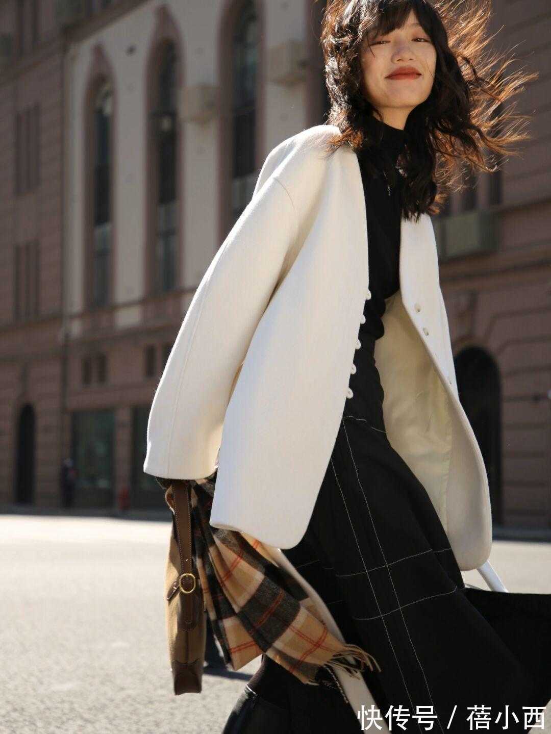 毛呢外套 奔三奔四的女人别穿得太廉价,入冬get这件毛呢外套,优雅又贵气