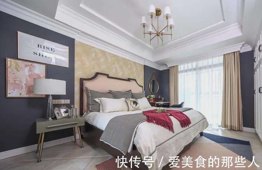 新房|132平米的新房,美式混搭风装修,不规则厨房装出了既视感!