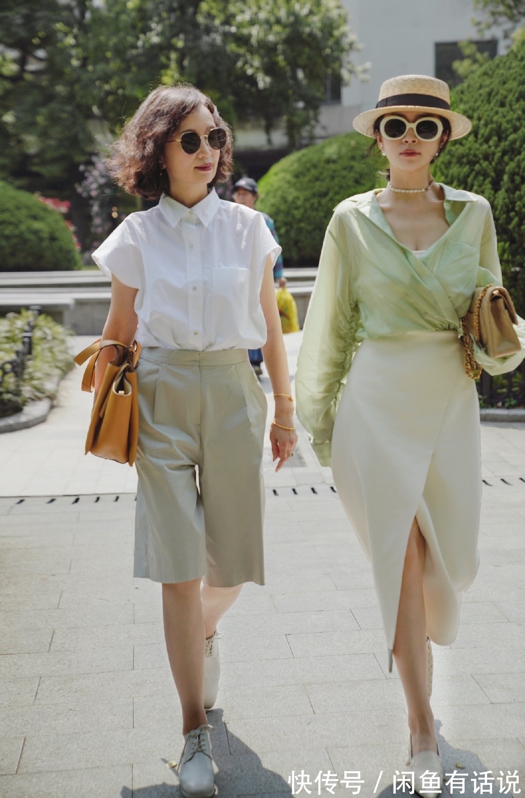 遮臀|三木妈妈的出游照太美了,简单的基础款穿得时髦上照,哪像50多岁