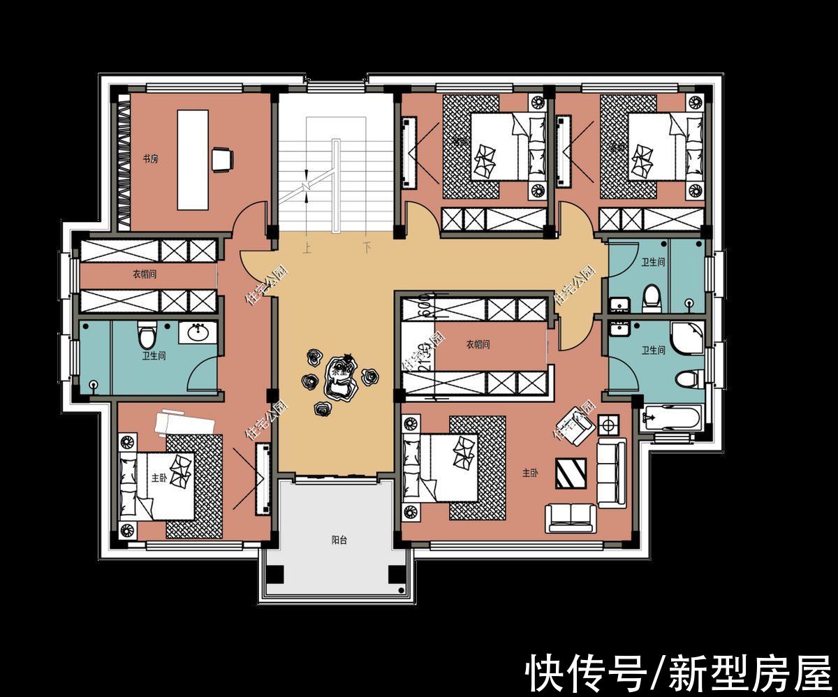 别墅|16米面宽二层欧式别墅，套房多！打造属于自己的一片静谧空间