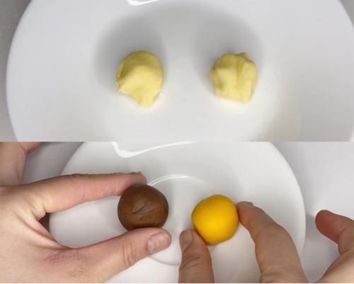 软萌可爱的烧果子，搭配香甜软糯的豆沙馅，做法超简单