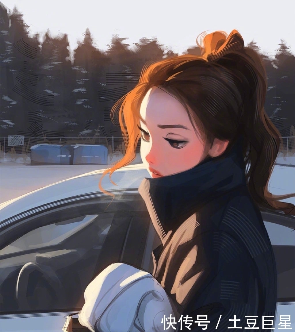 小姐姐&古灵精怪的可爱女孩插画,温柔甜美还有些酷酷